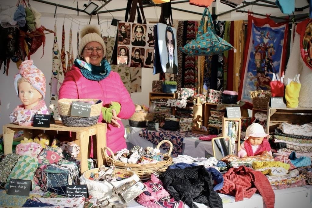 photo de Sève s'amuse sur son stand